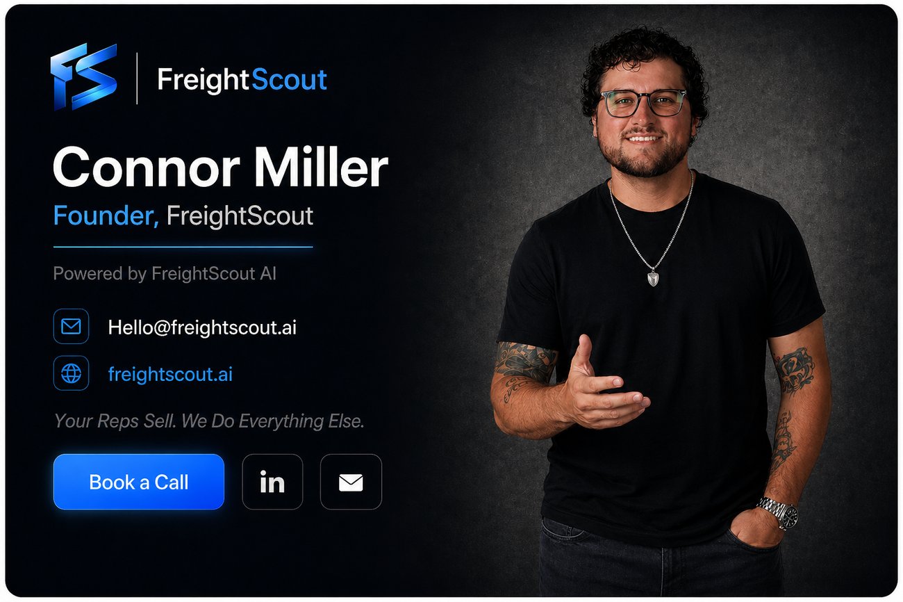 Connor Miller, founder of FreightScout
